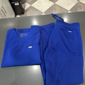 Figs Men's Royal Blue Scrub Pants